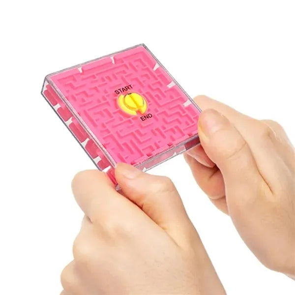 Plastic Maze Puzzle Game Cube with Start End Track