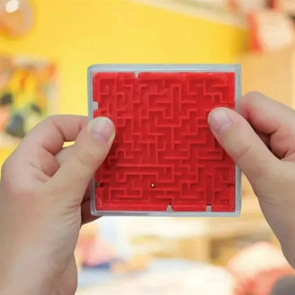 Plastic Maze Puzzle Game Cube with Start End Track