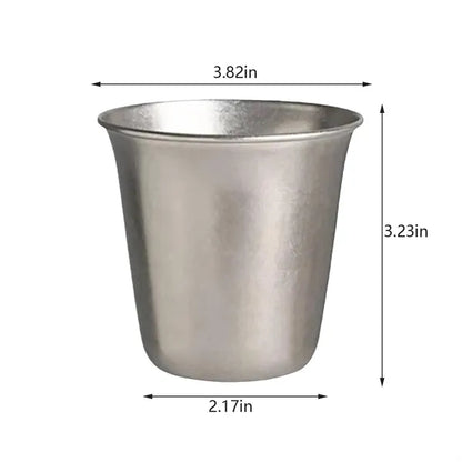 Unbreakable bar home restaurant tumblers stainless steel cup