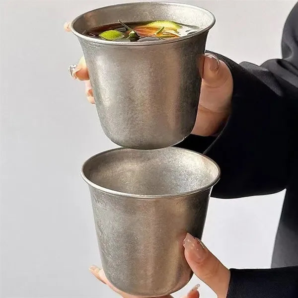 Unbreakable bar home restaurant tumblers stainless steel cup