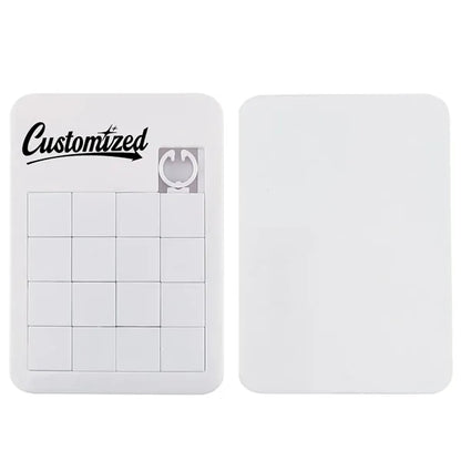 16 Tile Sliding Puzzle Game with Custom Printable Surface