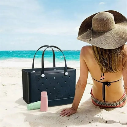 Large Capacity EVA Tote Hole Bag Beach Basket with Handles