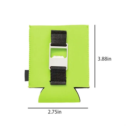 Neoprene Can Cooler with Attached Bottle Opener Custom
