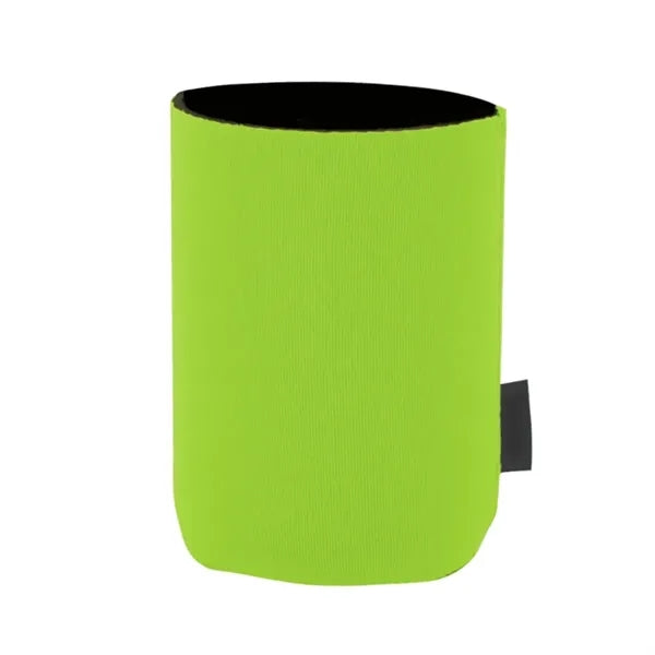 Neoprene Can Cooler with Attached Bottle Opener Custom