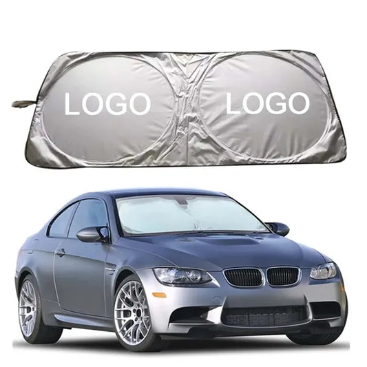 Car Windshield Shade for Automotive Sunshades with Storage P