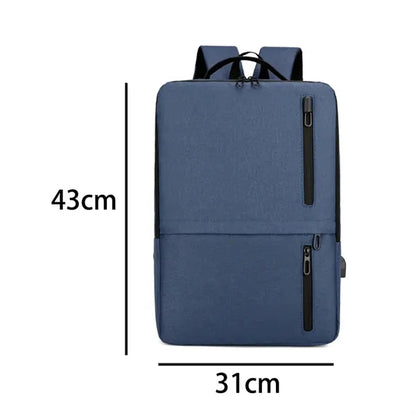 15.6 In Waterproof Business Laptop Backpack W/ USB Charging