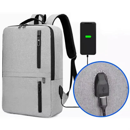 15.6 In Waterproof Business Laptop Backpack W/ USB Charging