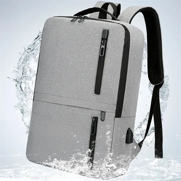 15.6 In Waterproof Business Laptop Backpack W/ USB Charging