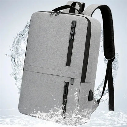 15.6 In Waterproof Business Laptop Backpack W/ USB Charging