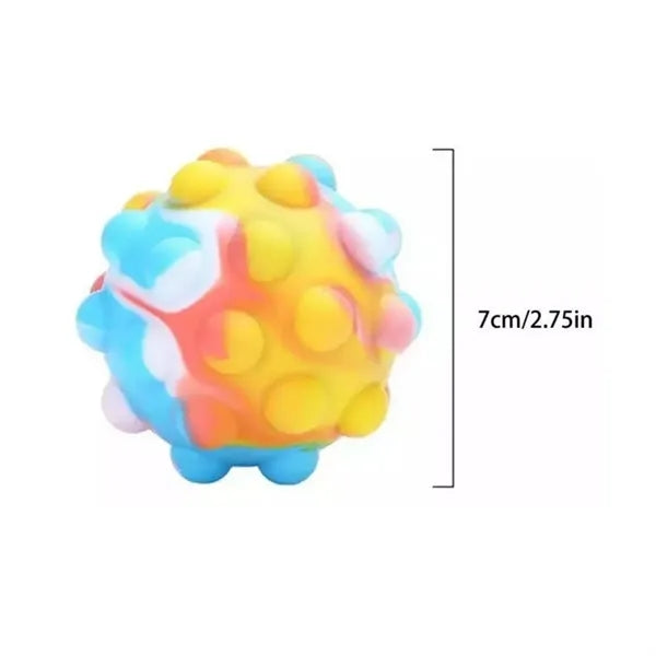 Bumpy Fidget Spinner Ball Stress Toy with Pop Texture