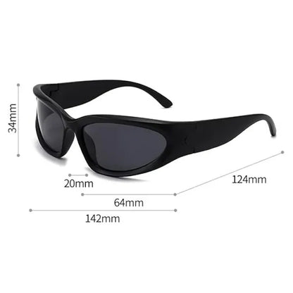 Sport Wraparound Cycling Sunglasses with UV Protection