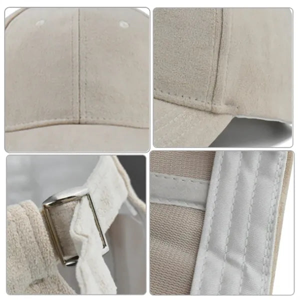 Custom Adjustable Suede Six-Panel Baseball Cap Classic Hat