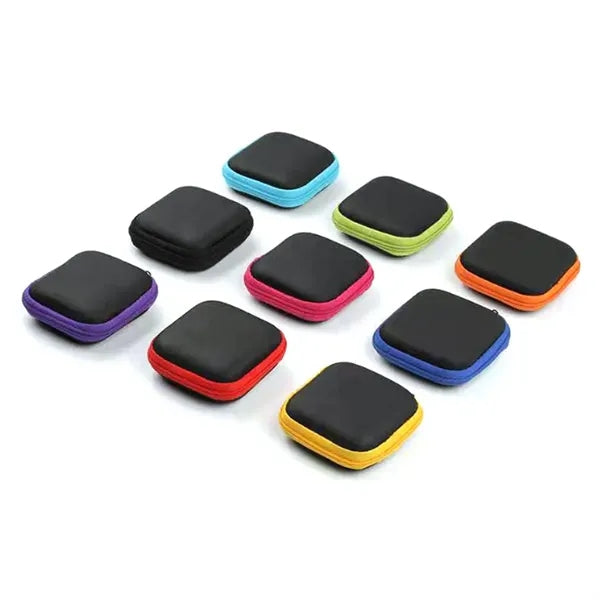 Portable Small Hard Shell EVA Case with Mesh Pocket