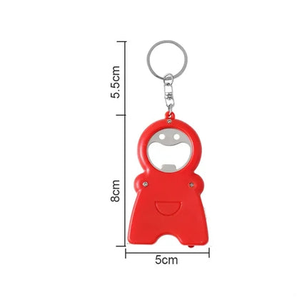 Figure Keychain Bottle Opener with Custom Logo