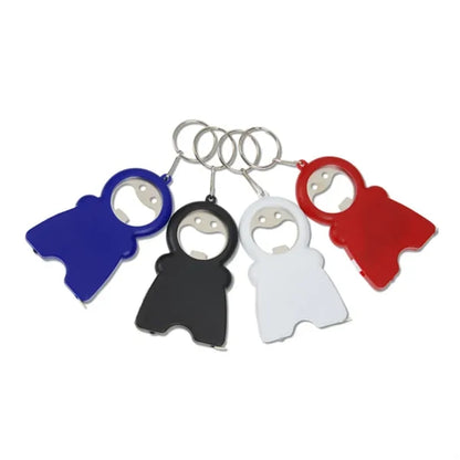 Figure Keychain Bottle Opener with Custom Logo