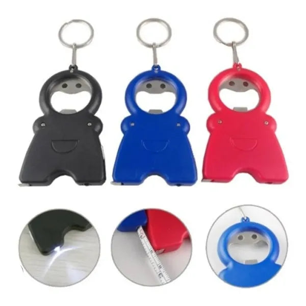 Figure Keychain Bottle Opener with Custom Logo