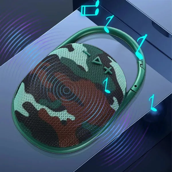 Portable Bluetooth Speaker with Handle Clip Design