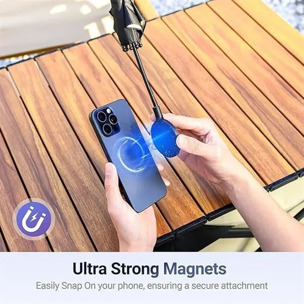 Mini anti-glare sun outdoor beach magnetic phone umbrella