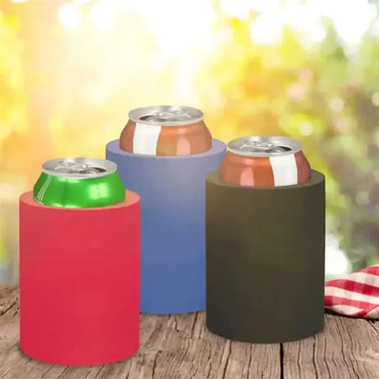 Custom NBR Foam Can Cooler Sleeve in Assorted Colors