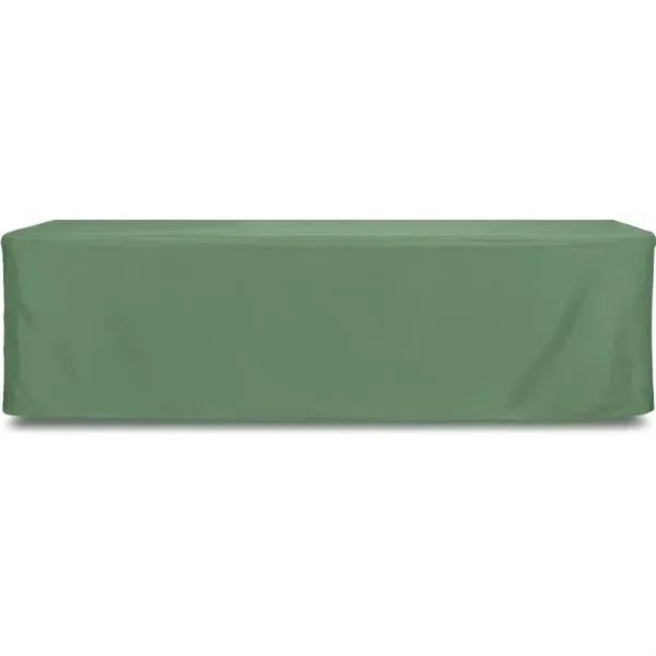 8FT Fitted Trade Show Table Cover - Full Color Imprint