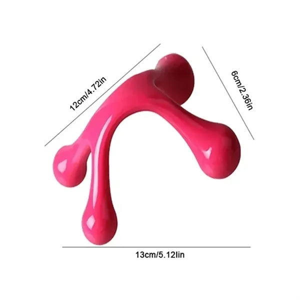 Tri-Point Handheld Massage Tool for Stress Relief