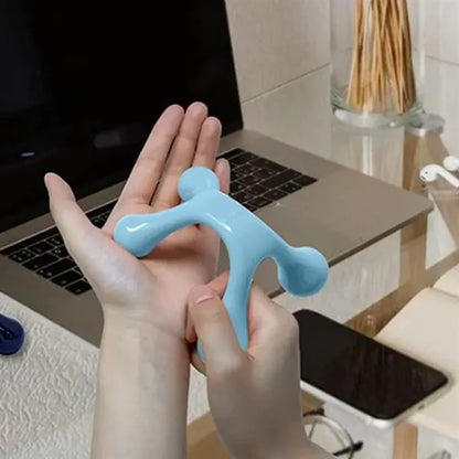 Tri-Point Handheld Massage Tool for Stress Relief