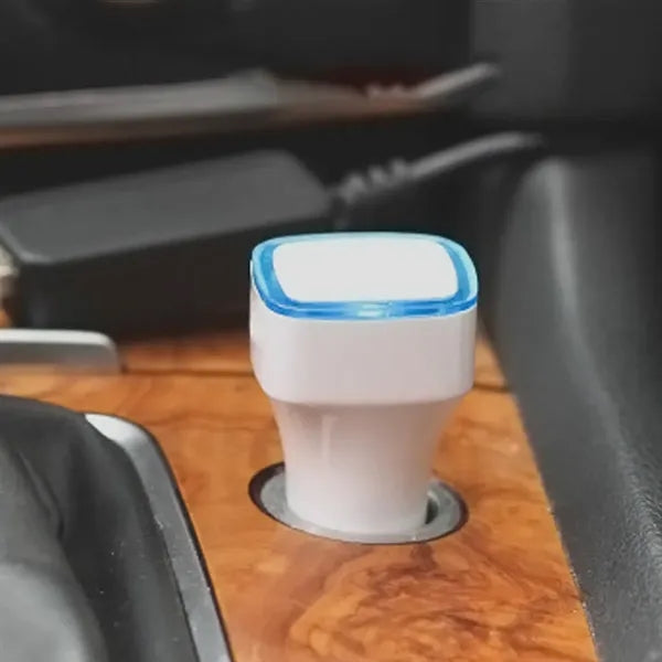 Dual USB Car Charger Adapter w/ LED Light for Mobile Devices