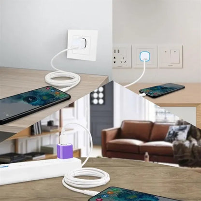 Compact USB Wall Charger Adapter Plug for Mobile Devices