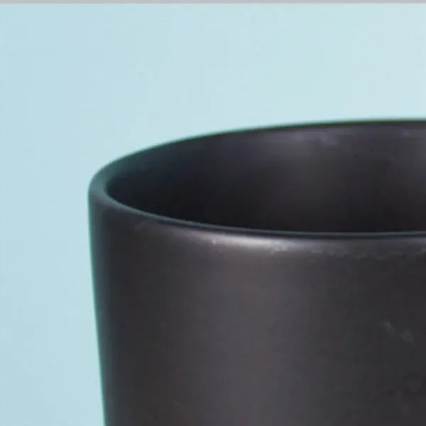 8oz. Ceramic Mug with Bamboo Base Custom Logo Cups