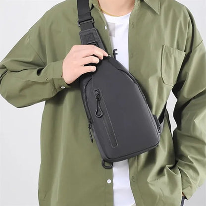 Crossbody Sling Bag with USB Charging Port & Safety Buckle