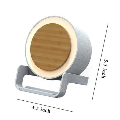 Music Bedside Lamp with Wireless Charger Speaker