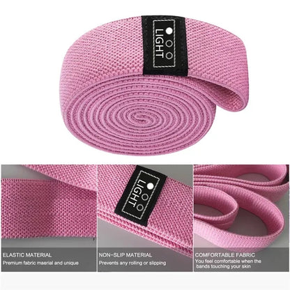 3 levels home exercise gym yoga women long resistance band