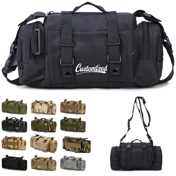 Tactical MOLLE Outdoor Waist Bag Crossbody Sling Pack