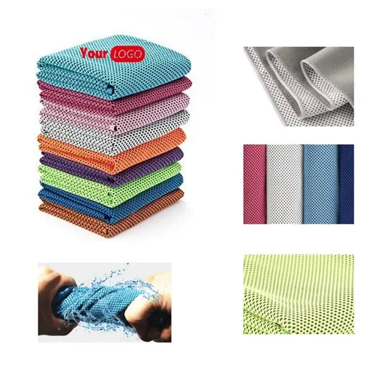 40"x12" Custom Logo Sport Cooling Towels