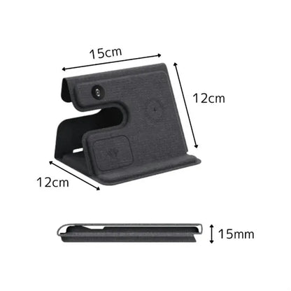 3-in-1 Foldable Wireless Fast Charging Stand