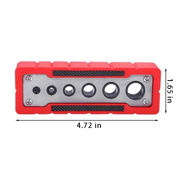 Woodworking portable handheld angle straight drill guide