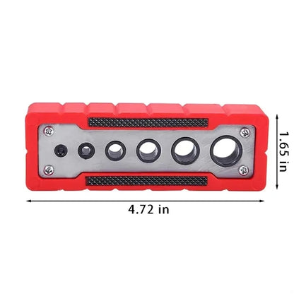 Woodworking portable handheld angle straight drill guide