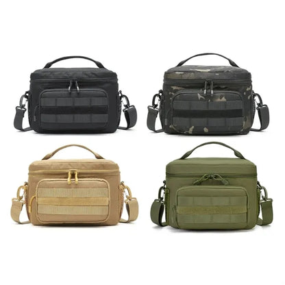 Tactical MOLLE Camouflage Insulated Lunch Cooler Bag