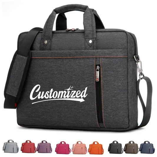 16'' Business Laptop Bag with Shoulder Strap and Trolley Sle