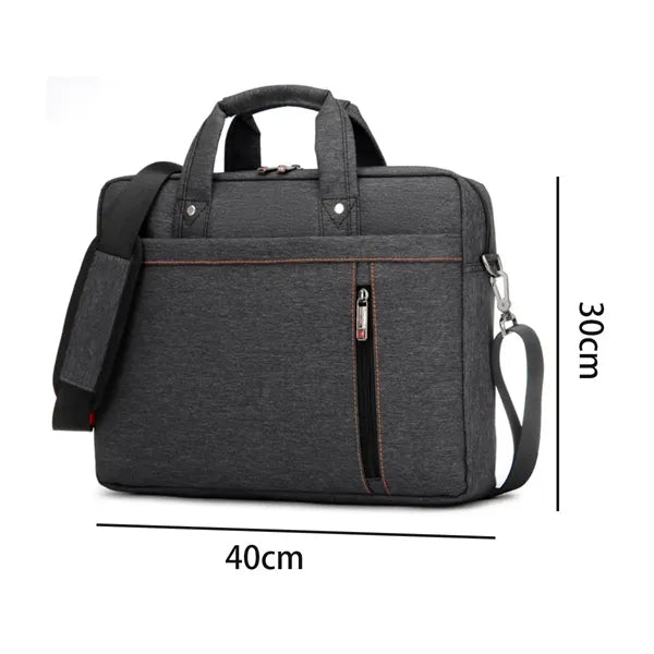 16'' Business Laptop Bag with Shoulder Strap and Trolley Sle