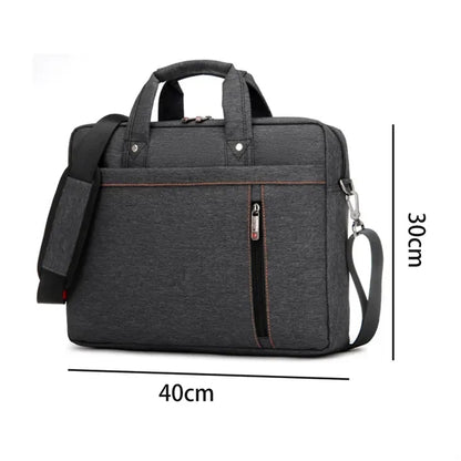 16'' Business Laptop Bag with Shoulder Strap and Trolley Sle