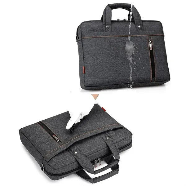 16'' Business Laptop Bag with Shoulder Strap and Trolley Sle