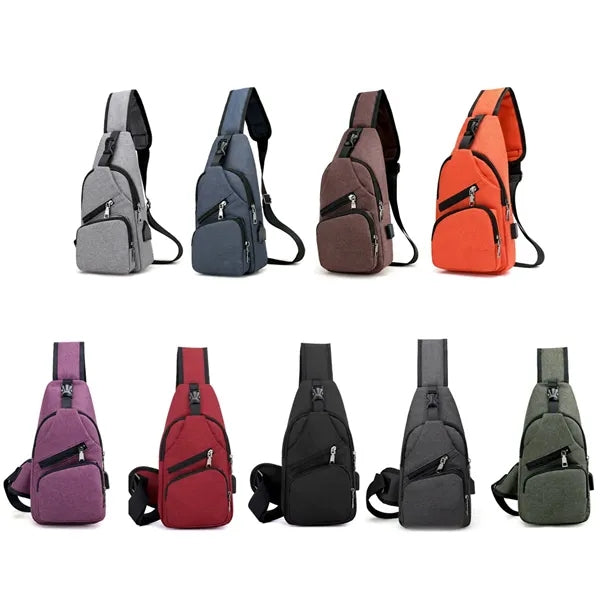 Crossbody Sling Bag with Anti Theft and USB Charging Port