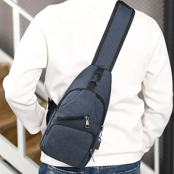 Crossbody Sling Bag with Anti Theft and USB Charging Port