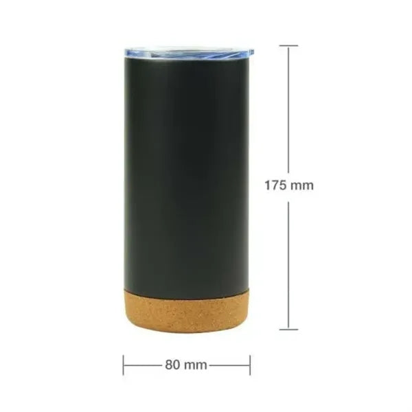 16oz. Cork Base Insulated Tumbler with Lid