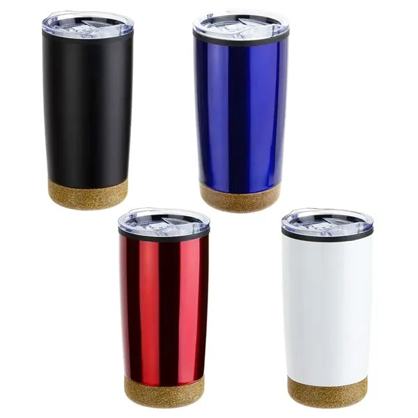 16oz. Cork Base Insulated Tumbler with Lid