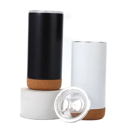 16oz. Cork Base Insulated Tumbler with Lid