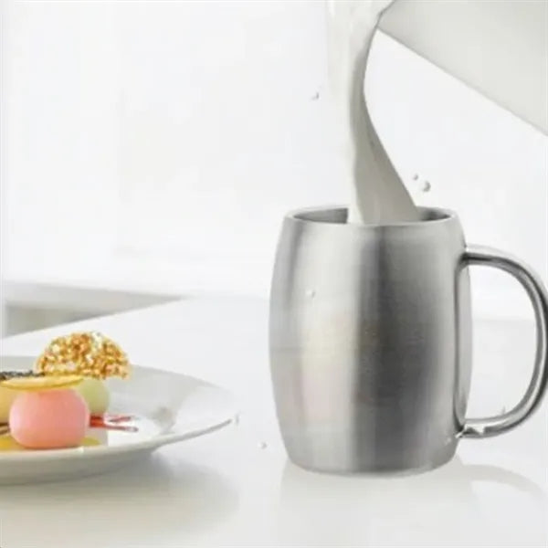 16oz. Durable Double Wall Stainless Steel Insulated Mug