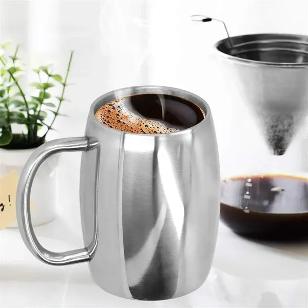 16oz. Durable Double Wall Stainless Steel Insulated Mug