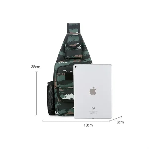 Camouflage Tactical Outdoor Travel Sling Crossbody Bag
